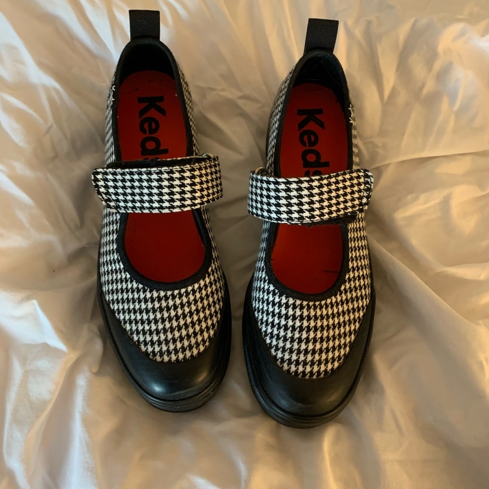 Keds Houndstooth Mary Jane Shoes